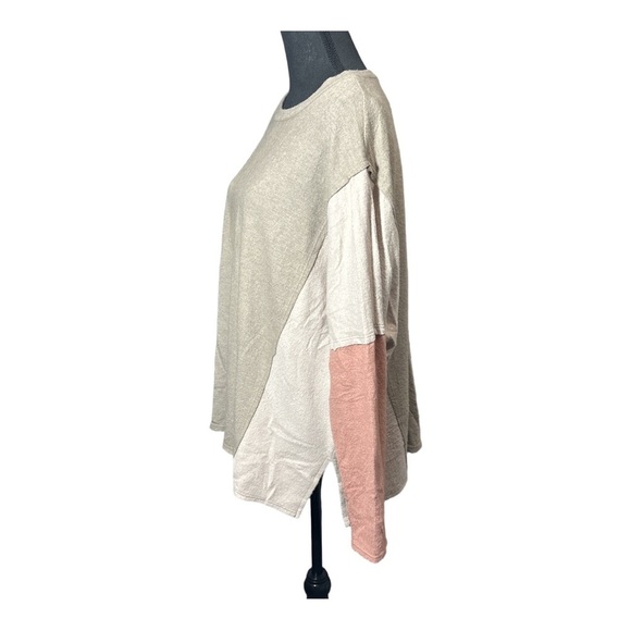 Easel Colorblock Long Sleeve Top size Medium - Picture 2 of 6